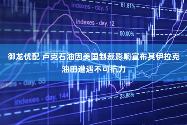 御龙优配 卢克石油因美国制裁影响宣布其伊拉克油田遭遇不可抗力